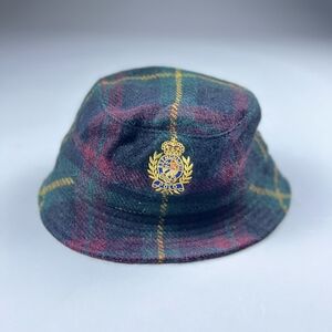 Polo by Ralph Lauren Tartan Bucket Hat with Crest